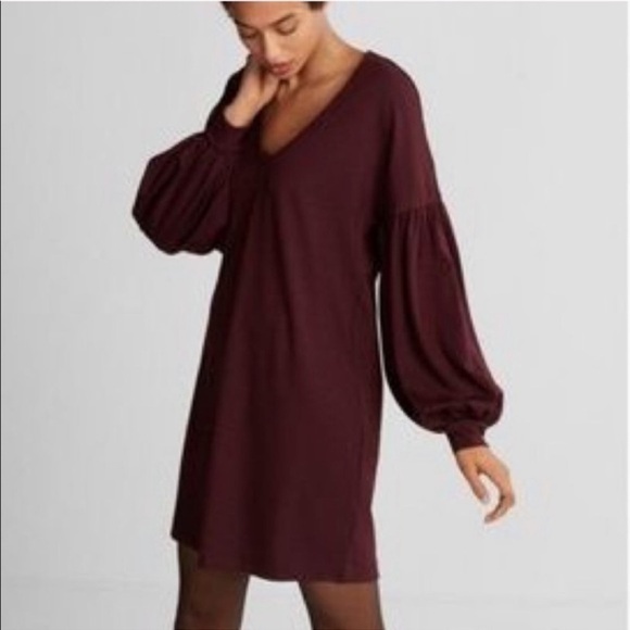 NWT! Express balloon sleeve shift dress - Picture 2 of 7